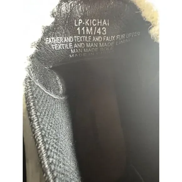 Lucky Brand Chelsea Boots Womens 11M Black Kichai Casual Comfort Faux Fur Suede - Picture 8 of 8